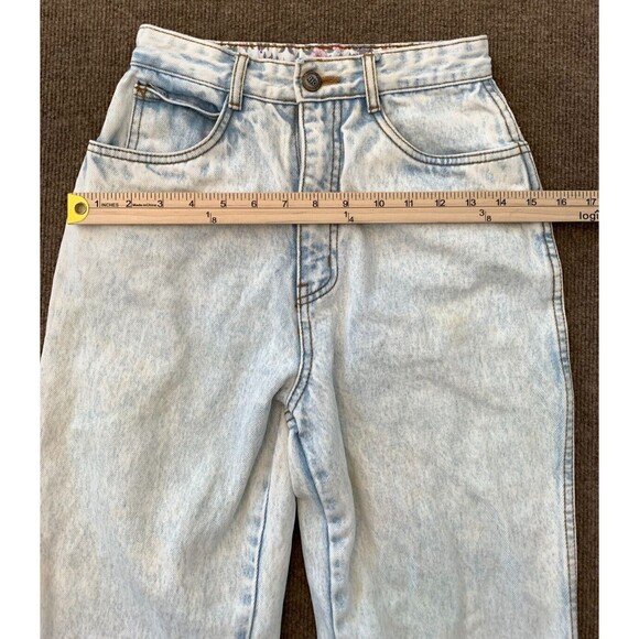 Rio Stephen Mardon 80s Jeans Womens 7 High Waisted Mom Acid Washed Blue Denim - Picture 6 of 10